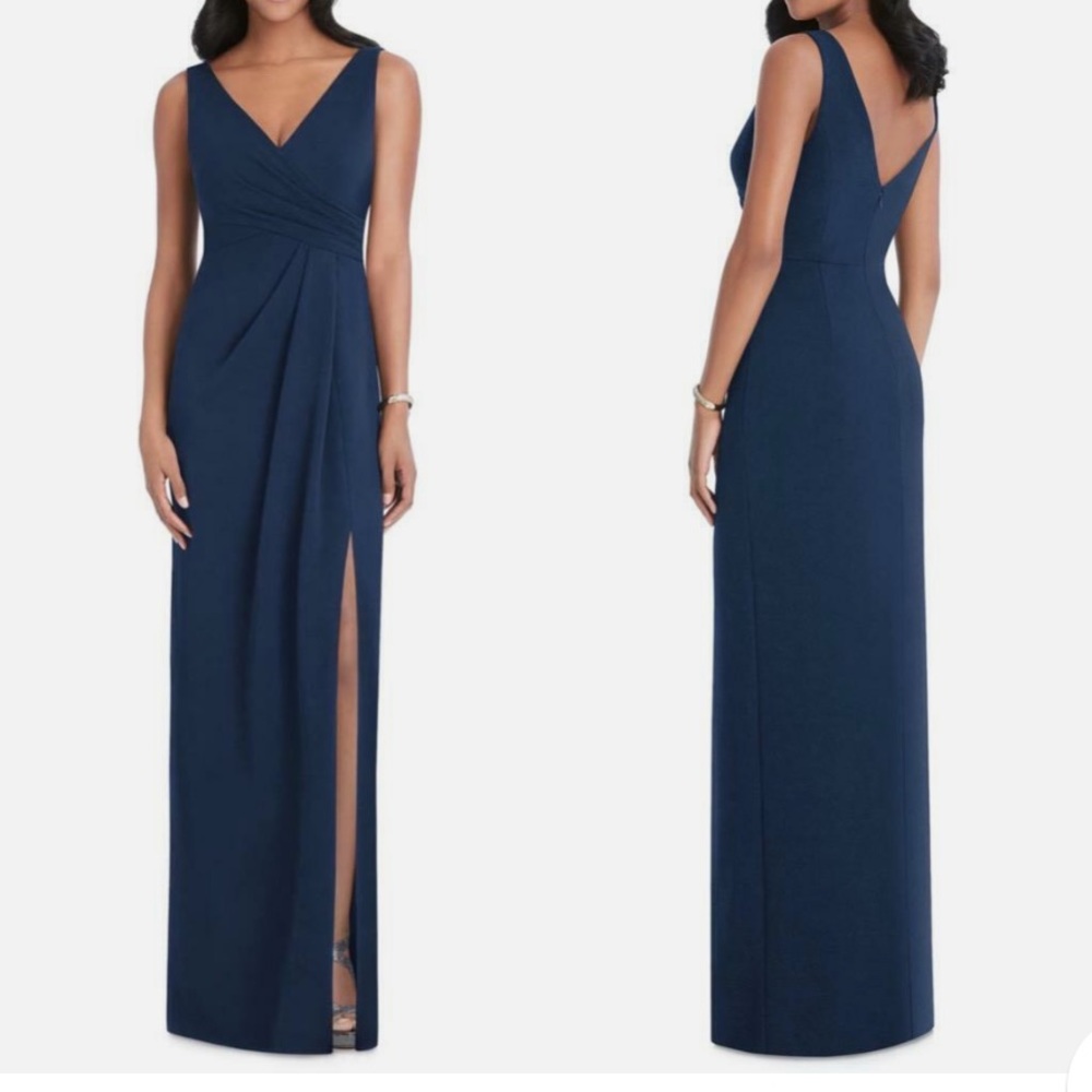 After six Navy maxi dress